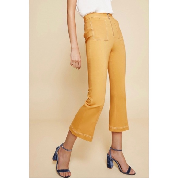 C/MEO COLLECTIVE Zip Fly Boot Cut Tan Pant - Picture 2 of 6